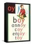 OY in Boy-null-Framed Stretched Canvas