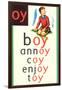 OY in Boy-null-Framed Art Print