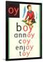 OY in Boy-null-Framed Art Print