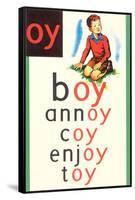 OY in Boy-null-Framed Stretched Canvas