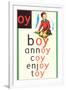 OY in Boy-null-Framed Art Print