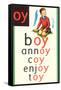 OY in Boy-null-Framed Stretched Canvas