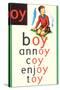 OY in Boy-null-Stretched Canvas