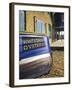 Oyster Boat Outside the Oyster Stores on the Seafront, Whitstable, Kent, England-David Hughes-Framed Photographic Print