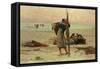 Oyster Catching, 1884-Pierre Celestin Billet-Framed Stretched Canvas