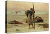 Oyster Catching, 1884-Pierre Celestin Billet-Stretched Canvas