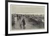 Oyster Cultivation in Brittany, English Visitors at the Oyster Beds at Cancale-null-Framed Giclee Print