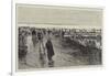 Oyster Cultivation in Brittany, English Visitors at the Oyster Beds at Cancale-null-Framed Premium Giclee Print