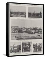 Oyster-Culture, the Famous Beds at Cancale, Brittany-null-Framed Stretched Canvas