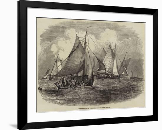 Oyster Dredging in Whitstable Bay-null-Framed Giclee Print