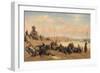 Oyster Fishers - Cleaning the Oysters after the Catch-Jacques Eugene Feyen-Framed Giclee Print