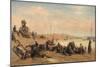 Oyster Fishers - Cleaning the Oysters after the Catch-Jacques Eugene Feyen-Mounted Giclee Print