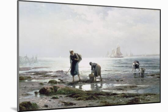 Oyster Gatherers, 1883-Moran-Mounted Giclee Print