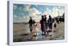 Oyster Gatherers of Cancale-John Singer Sargent-Stretched Canvas