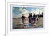 Oyster Gatherers of Cancale-John Singer Sargent-Framed Premium Giclee Print