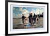 Oyster Gatherers of Cancale-John Singer Sargent-Framed Premium Giclee Print