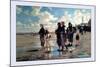 Oyster Gatherers of Cancale-John Singer Sargent-Mounted Art Print