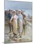 Oyster Girls at Cancale-Francois Nicolas Augustin Feyen-Perrin-Mounted Giclee Print