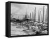 Oyster Luggers, New Orleans, La.-null-Framed Stretched Canvas