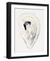 Oyster Shell Watercolor II-Victoria Barnes-Framed Art Print