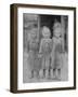 Oyster Shucker Girls in South Carolina Photograph - Port Roy, SC-Lantern Press-Framed Art Print