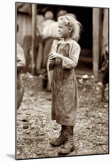 Oyster Shuckers 1912 Archival Photo Poster Print-null-Mounted Poster