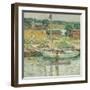 Oyster Sloop, Cos Cob 1902-Frederick Childe Hassam-Framed Giclee Print