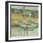 Oyster Sloop, Cos Cob 1902-Frederick Childe Hassam-Framed Giclee Print