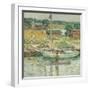 Oyster Sloop, Cos Cob 1902-Frederick Childe Hassam-Framed Giclee Print