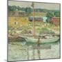 Oyster Sloop, Cos Cob 1902-Frederick Childe Hassam-Mounted Giclee Print