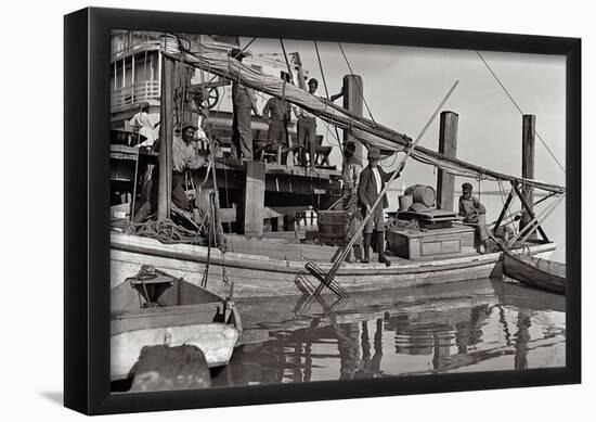 Oysterboy 1909 Archival Photo Poster Print-null-Framed Poster