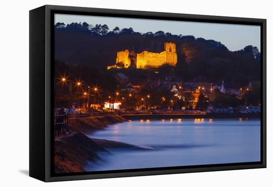 Oystermouth Castle, Mumbles, Swansea Wales, United Kingdom, Europe-Billy Stock-Framed Stretched Canvas