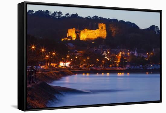 Oystermouth Castle, Mumbles, Swansea Wales, United Kingdom, Europe-Billy Stock-Framed Stretched Canvas