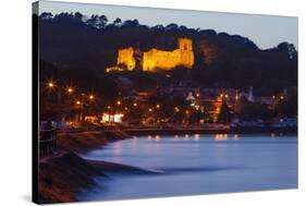 Oystermouth Castle, Mumbles, Swansea Wales, United Kingdom, Europe-Billy Stock-Stretched Canvas