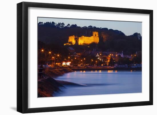 Oystermouth Castle, Mumbles, Swansea Wales, United Kingdom, Europe-Billy Stock-Framed Photographic Print