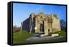 Oystermouth Castle, Mumbles, Swansea, Wales, United Kingdom, Europe-Billy-Framed Stretched Canvas