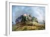 Oystermouth Castle, Near Swansea, Wales, 1924-1926-FC Varley-Framed Giclee Print