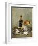 Oysters, Cake and a Bottle of Champagne, 1891-Victor Morenhout-Framed Giclee Print