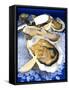 Oysters on Ice (Ostrea Edulis), France, Europe-null-Framed Stretched Canvas