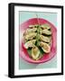 Oysters with Tomato Oil and Jalapeno (Chili Rings)-Alexander Van Berge-Framed Photographic Print