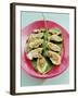 Oysters with Tomato Oil and Jalapeno (Chili Rings)-Alexander Van Berge-Framed Photographic Print