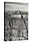 Oza Butte Portrait BW-Douglas Taylor-Stretched Canvas