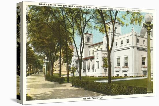 Ozark Baths, Hot Springs, Arkansas-null-Stretched Canvas