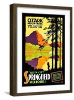 Ozark Mountains-Leslie E. Williams-Framed Art Print