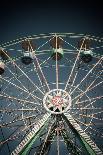 Ferris Wheel in Amusement Park on Clear Blue Sky-OZMedia-Photographic Print