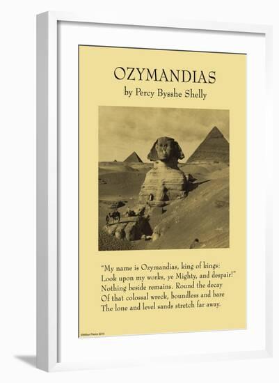 Ozymandius-null-Framed Art Print