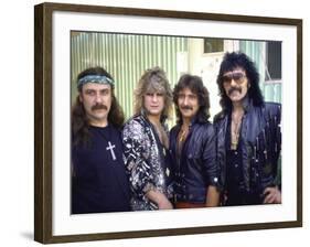 Ozzy Osbourne and Members of Heavy Metal Rock Group, Black Sabbath-Ann Clifford-Framed Premium Photographic Print