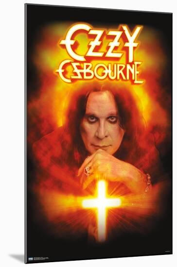 Ozzy Osbourne - Cross-Trends International-Mounted Poster