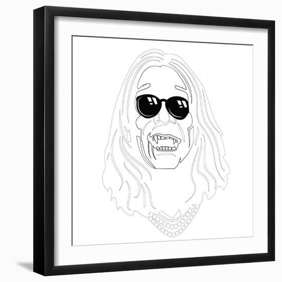 Ozzy Osbourne-Logan Huxley-Framed Art Print