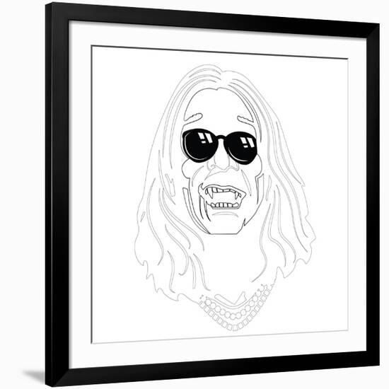 Ozzy Osbourne-Logan Huxley-Framed Art Print